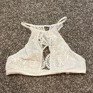 Victoria's Secret Lace Halter Camisole - White